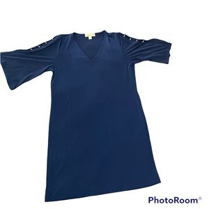 Michael Kors Navy Straight cut dress size large